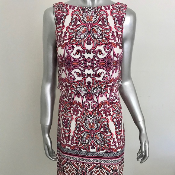 NWT Vince Camuto Pink Popover Dress - Picture 5 of 5